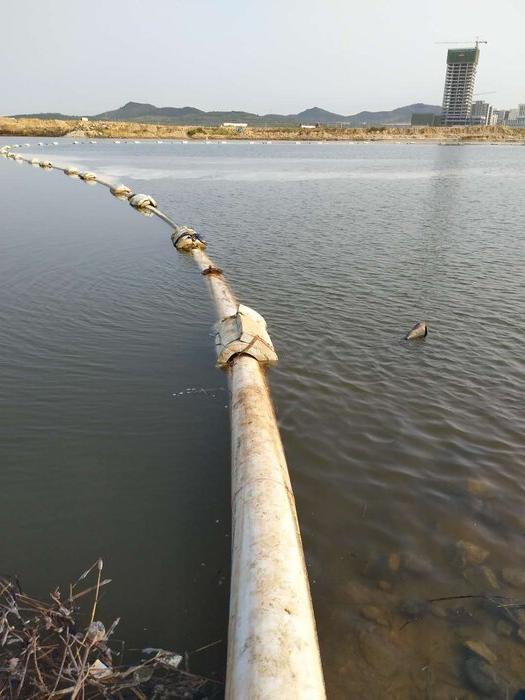 Weihai City double island Bay Yangting river estuary